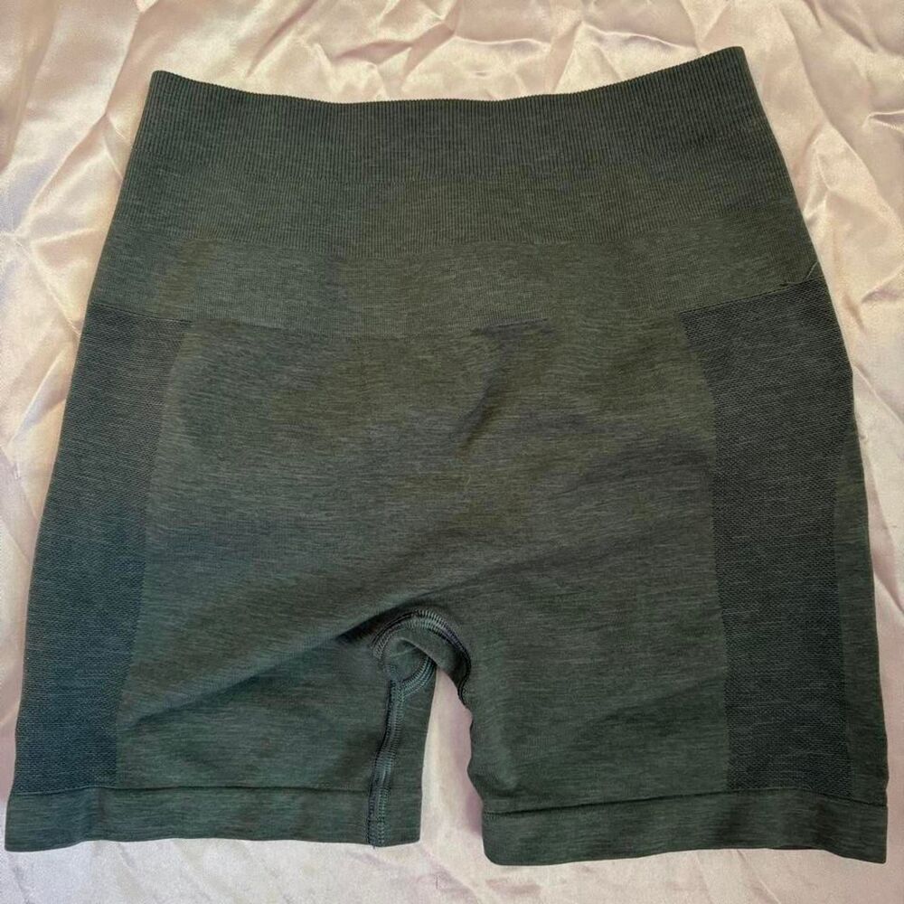 Alphalete Women's Green and Grey Shorts